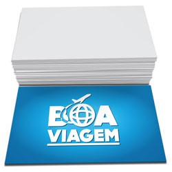Cartão de Visita Couchê 300g Laminação Fosca 