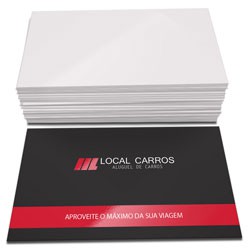 Cartão de Visita Couchê 300g Laminação Fosca e Verniz Localizado