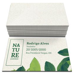 Cartão de Visita Reciclato 240g