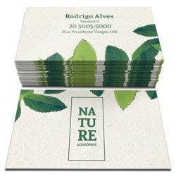 Cartão de Visita Reciclato 240g